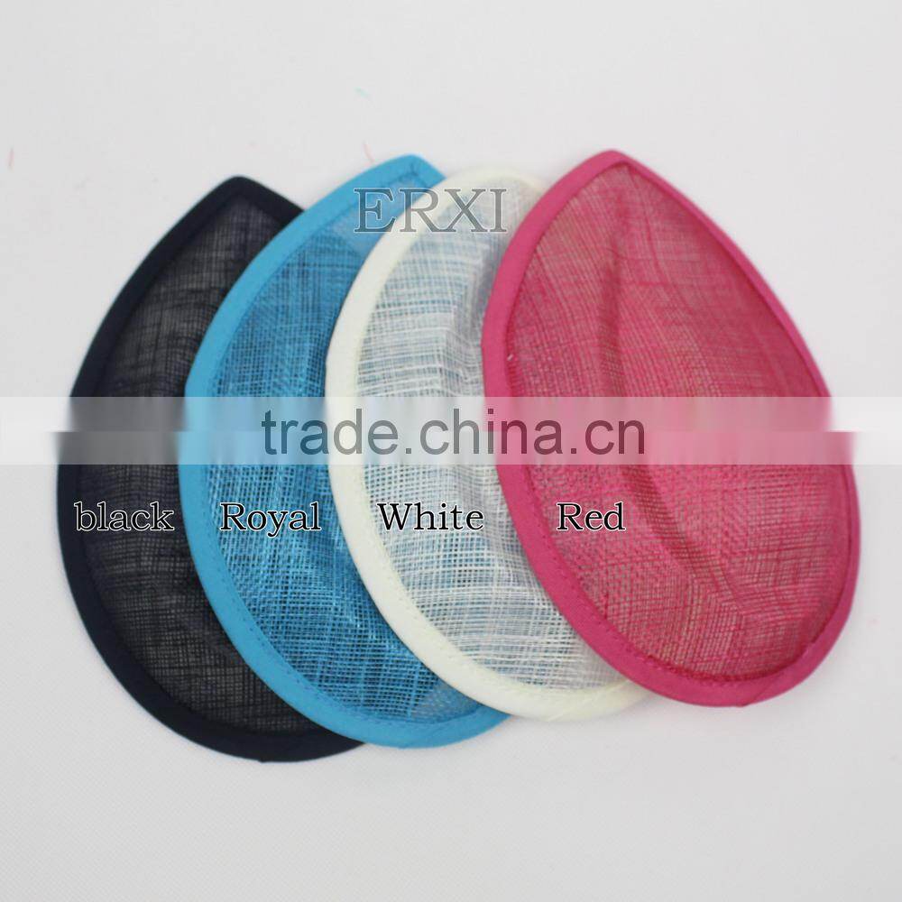 Wholesale Ladies Fascinator Hat Sinamay Base 13.5cm Decorated Bridal Headpiece