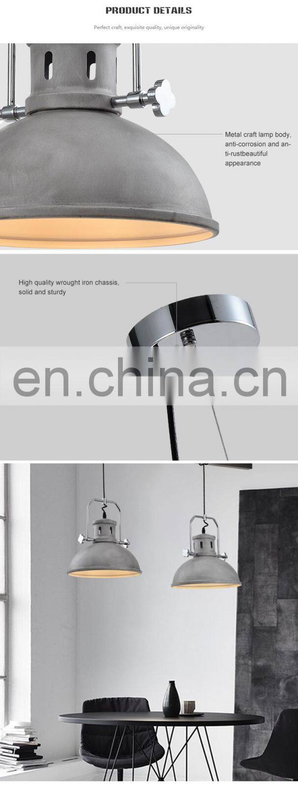 HUAYI Factory Wholesale Vintage Decoration Iron Solid Wood Indoor 5W 10W Living Room Kitchen Hanging LED Pendant Light