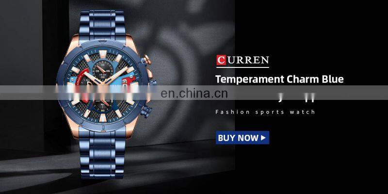 CURREN 8401 New Model Fashion Stainless Steel Men Quartz Watches Waterproof Men Wrist Watch