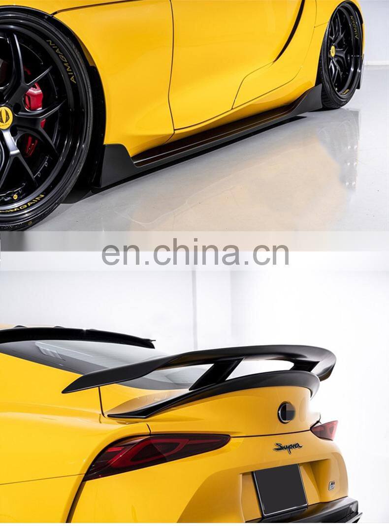 Runde Perfect Fitment For 19-20 Toyota Supra A90 Upgrade AIMGAIN Style Carbon Fiber Body Kit Front Lip Rear Lip Side Skirts Hood