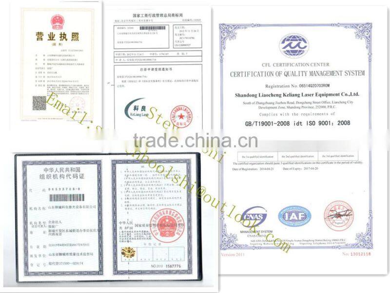 ewest design and hot sale 150W Co2 laser cutting machine KL-1810 low price