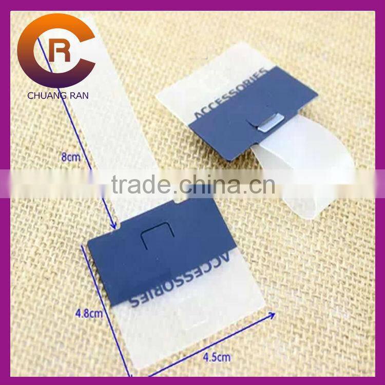 Cheap Paper glossy lamination jewelry hanging necklace card