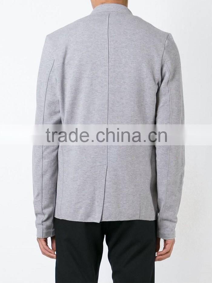 China wholesales casual light grey mens suit blazer