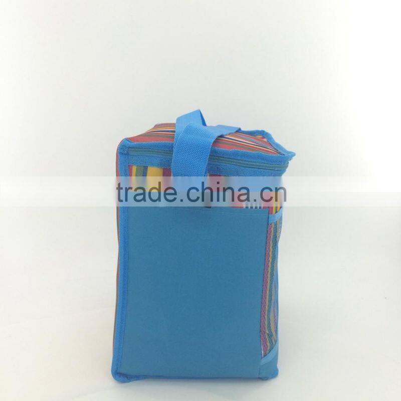 New design canvas portable heated pizza delivery bags insulated cooler bag