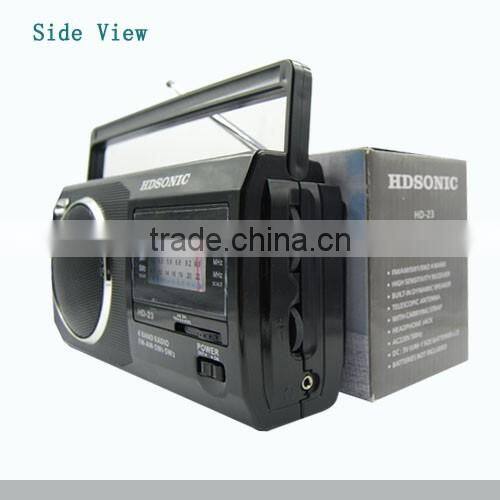 Hot selling Portable Fm Am Sw Radio With Mp3 Player