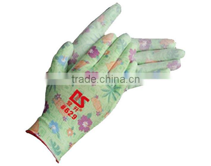 anti-static pu coated gloves/ PU coated working cut resistance gloves