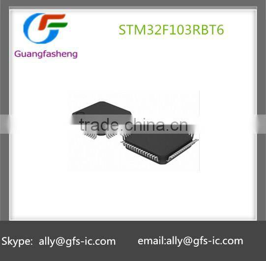 STM32F103RBT6 32-bit microcontrollers CORTEX M3 128 k flash QFP-64