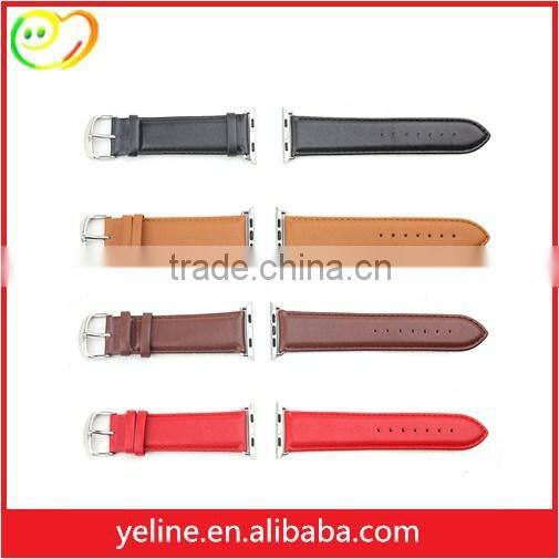 Super-smooth surface leather watch band for apple watch,for common watch