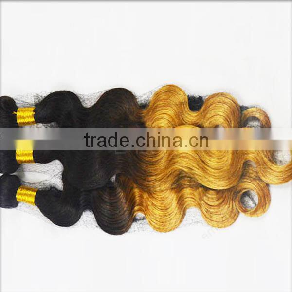 Body Wave Full Cuticle Two Tone 1b 27 Ombre Colours Wholesale Distributors Virgin Peruvian Hair 3 Bundles