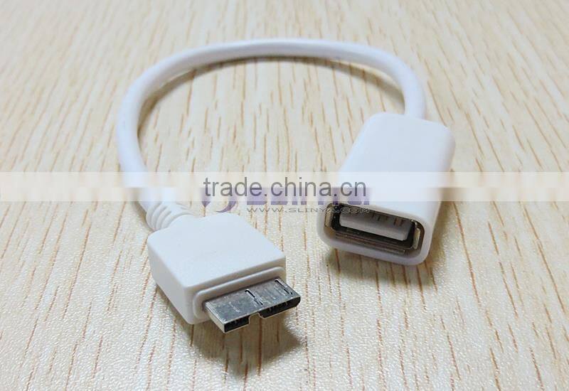 15CM USB 3.0 USB OTG Cable For Note 3