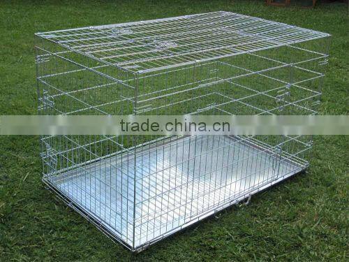 3 Door 36 Metal Wire Collapsible Pet Dog Cage