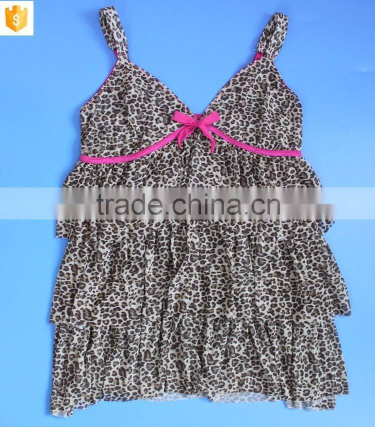 leopard printed mesh lingerie