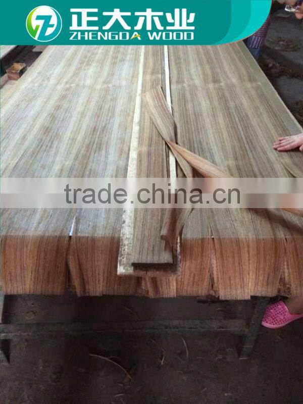 3.6mm natural Burma teak plywood hardwood core fancy veneer plywood Q/C C/C for Iraq