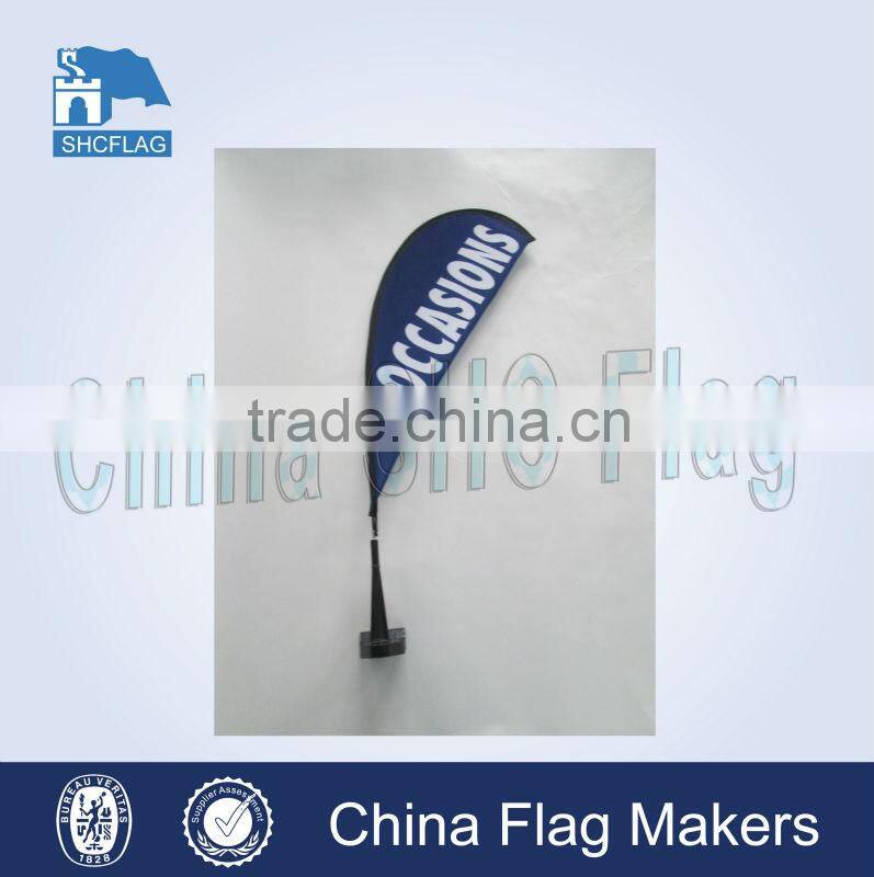 Advertising for promotion car window teardrop flag