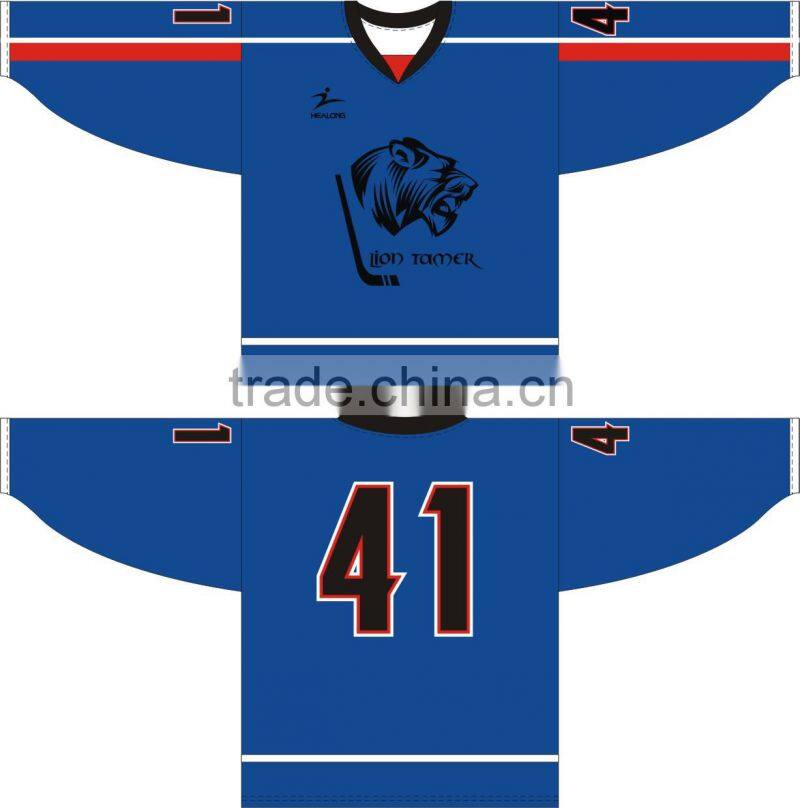 High Quality Hockey Jersey Roller Ice Hockey Mens Sportswear