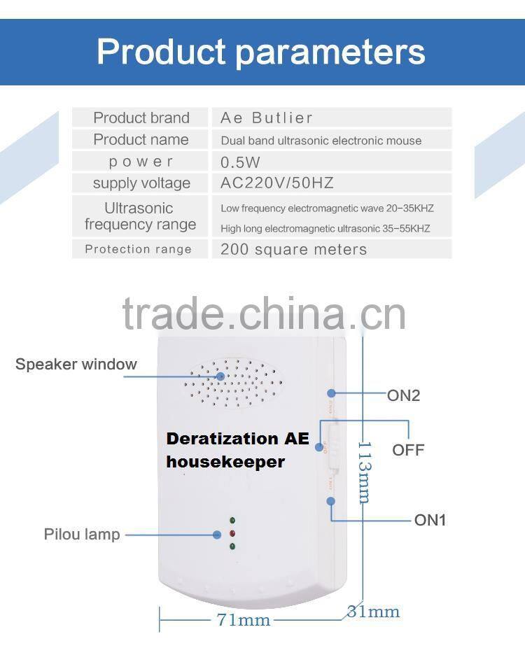 customized spider and flea and silkworm moth rat repeller