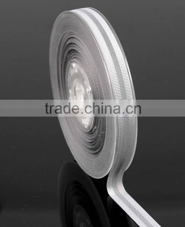 Webbing Wholesale,1.0cm,White polyester Reflective Slik Webbing,Strap, Luggage Apparel Accessories Webbing