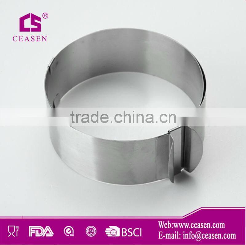 High quality and Eco-friendly roundless stainless steel cake mould wholesale