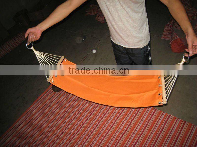 wooden & cotton baby hammock with stand