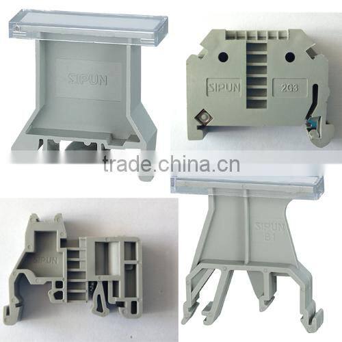 din rail cage spring double deck terminal connector
