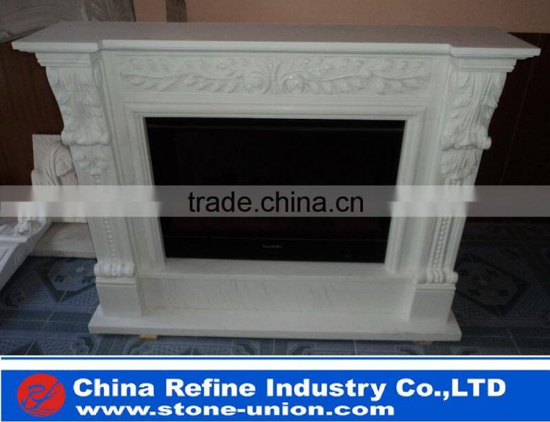 Good looking indoor Marble fireplace