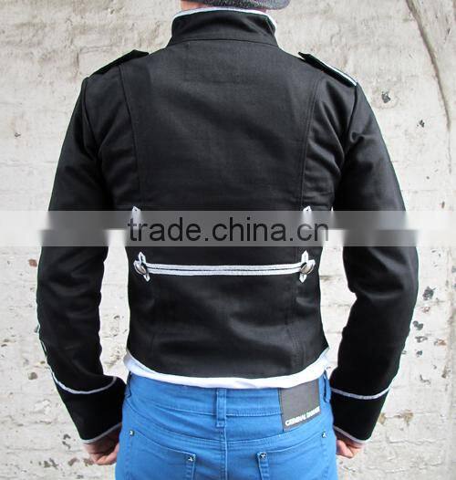 MILITARY PARADE JACKET GOTH WITH SATIN TRIM
