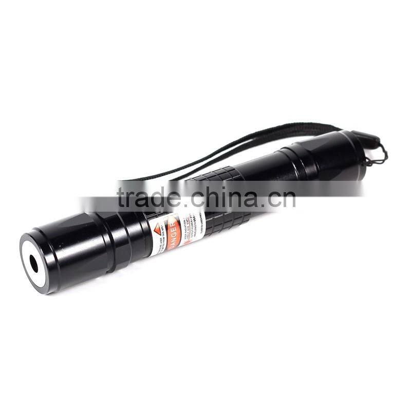 Wholesale red laser pointer 50mw black silver housing