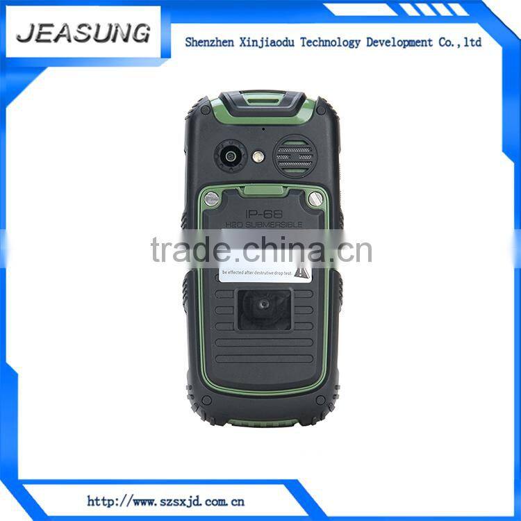 Mini rugged waterproof cell phone