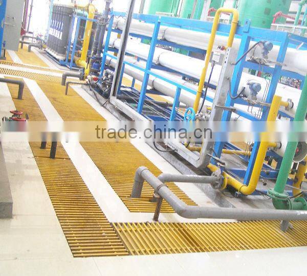 ISO Fiberglass pultruded grating walkway/frp walkway, chemcial resistant, big load bearing