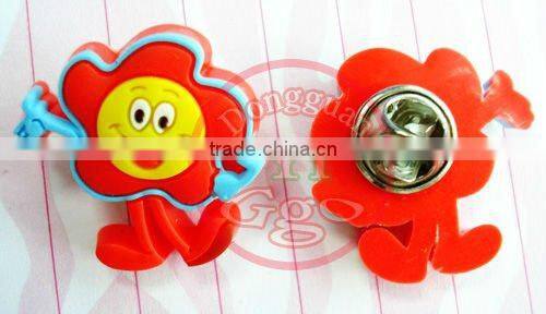 Custom plastic badge for kid, embossed plastic badges for clothes