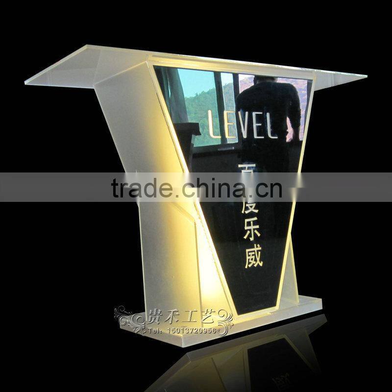 transparent LED table cheap led christmas lights portable bar table