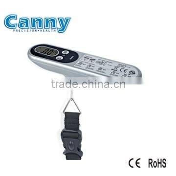 Portable Luggage Scale, Digital Travel luggage Scale 50kg Capacity 100g graduation High Accuracy Unique LED flashlight alarm