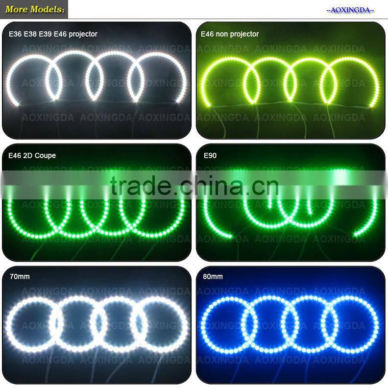70mm 5050 circular halo ring RGB SMD led angel eye