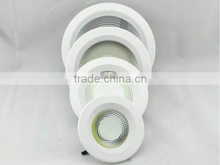 2015 New products Bridgelux Epistar COB dimmable LED Downlight 10W 15W 20W 30W