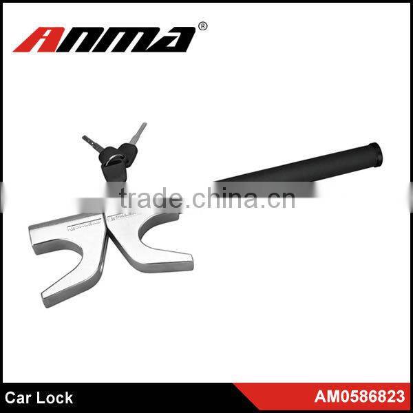 ANMA high quality car lock car steel steering lock