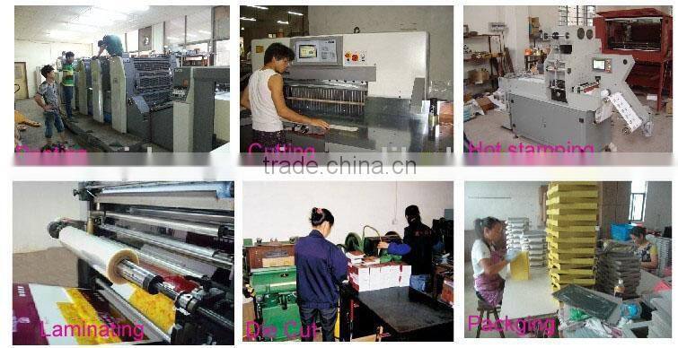 Folded jewelry paper card with logo pritned