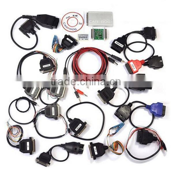 Factory Price Carprog V5.46 + All Software Activated + 21 Adapters for Car Radios/Odometers/Dashboards/Immobilizers in stock