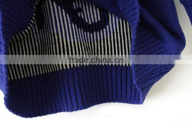 2014 new arrival more fashion plus size loose crew neck woolen sweater new designs for ladies