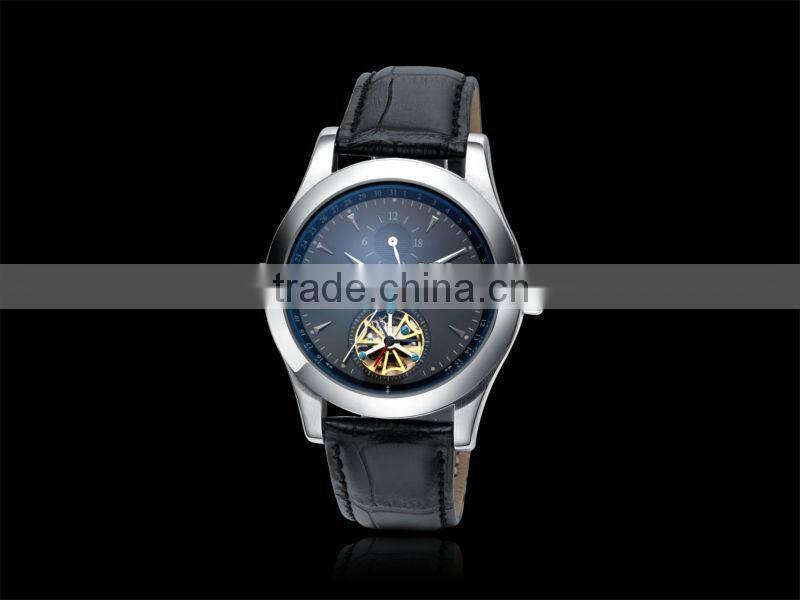 Magnificent Moon Phase Men's Stainless Steel Automatic Mechanical Watch