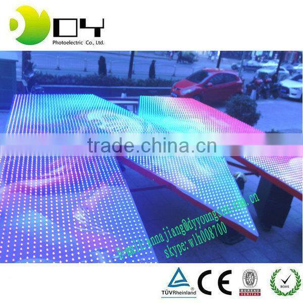 CE ROHS Approved IP66 50000H Lifespan 9mm Single Color LED Pixel String Light