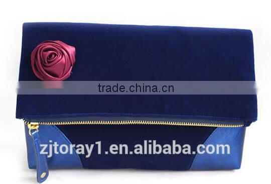 2015 Best Selling Velvet Cosmetic Bag Set Fashion Wholesale High Quality Toiletry Lady Wash Bag