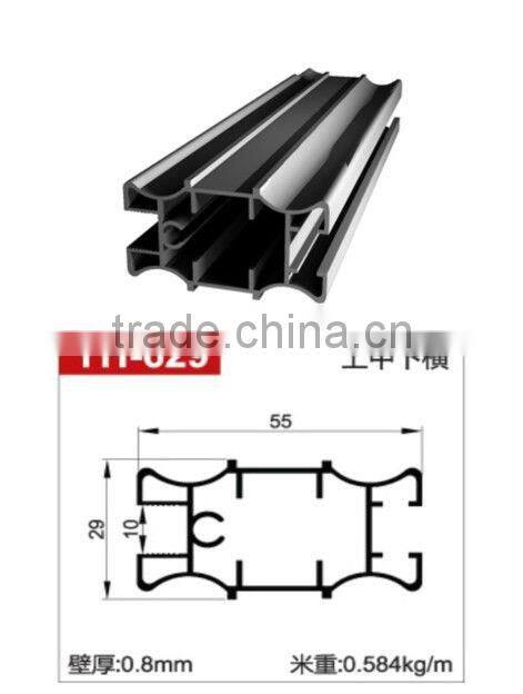 6000 series aluminium profile delicate sliding doors