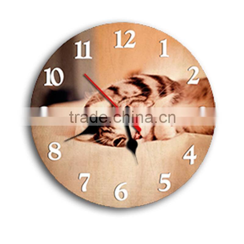 Novely animal home garden fancy wall clock