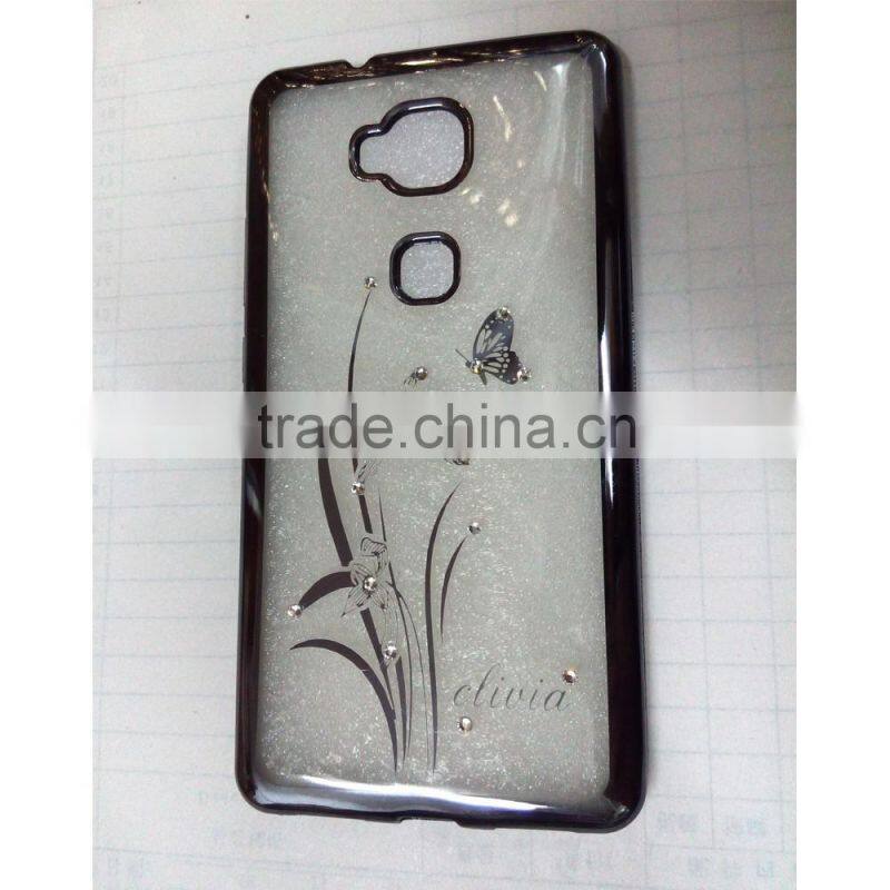 CLEAR Hard Back Silicone TPU Bumper Case Cover For Sony