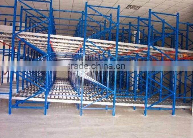 Customized High Grade Q235B Steel and Multilevel Flow Racking Warehouse Equipment