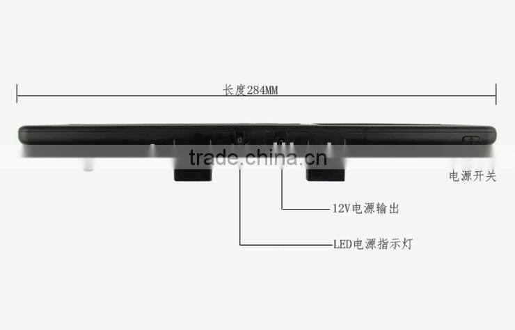 4.3 inch car mirror gps navigator with rearview monitor