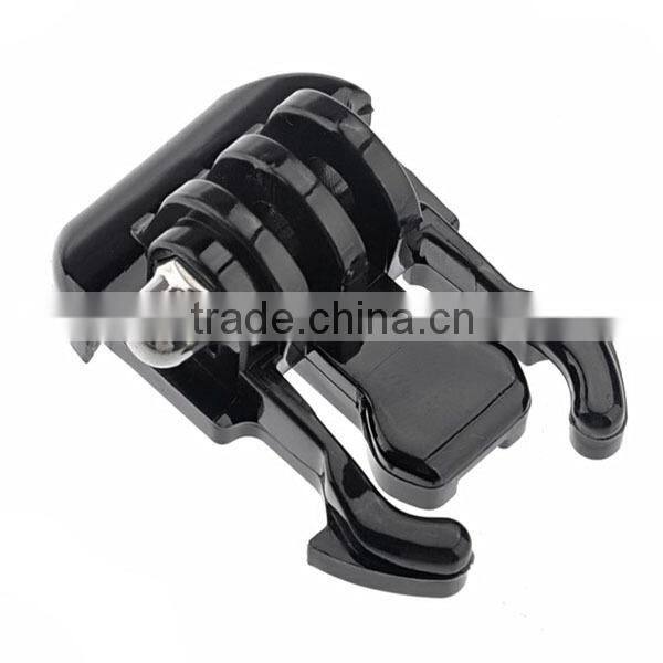 Helmet Curved Surface & Buckle Basic Mount & 3M VHB Adhesive Sticker For Gopro Hero 4 3+ 3 2 1