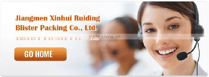 high material PVC clamshell package, clamshell packaging, clam shell