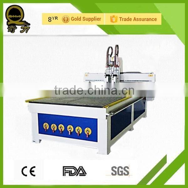 wood saw machine with pneumatic tool changer two-head ql-M25 cheap antique woodworking machines cnc router