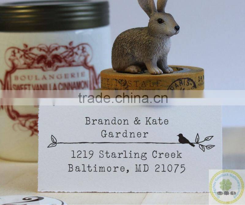 Customized mini pocket stamper/Custom Signature Name Stamps from Guangzhou